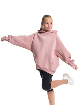 Худи для девочки оверсайз одежда подростковая с принтом 22-7317 мята - Mini maxi фото 23