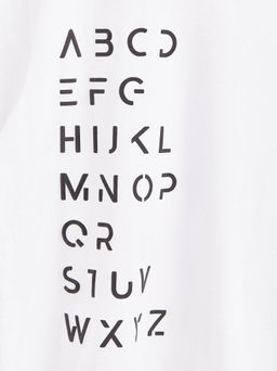 CONTE Футболка из хлопка Alphabet LD 1660 white