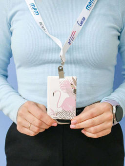 Держатель для карт Tropical flamingo (6,5 х 10,4 см)