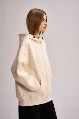 Толстовка на молнии Бежевый KAI Knit Track Top - Anta фото 3