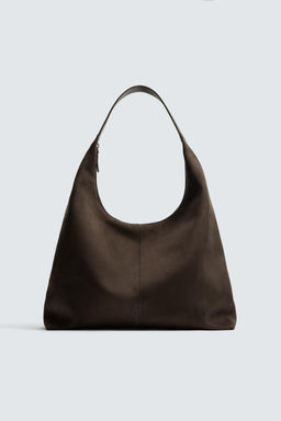 BOLSO SHOPPER LISO / Marr?n - Zara фото 4