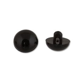 HobbyBe SOP- 8 Глаза пластиковые пришивные d 8 мм 24 шт. черный