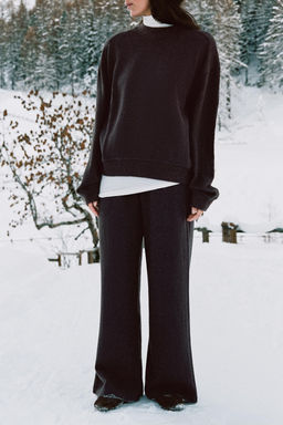 SOFT WIDE-LEG TROUSERS - Zara фото 8