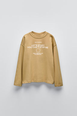 T-SHIRT WITH SLOGAN - Zara фото 10