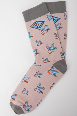 Носки ЗАПОРОЖЕЦ Дичь БЕЖЕВЫЙ