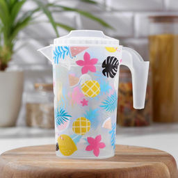 Кувшин Цветочный узор, 1 л, цвет МИКС