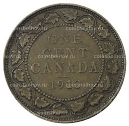 1 цент 1913 года Канада