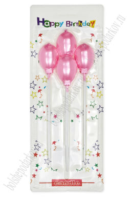 Свечи праздничные (4 шт) SF-7830, №3