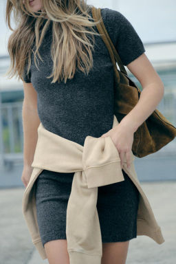 SOFT KNIT MINI DRESS - Zara фото 2