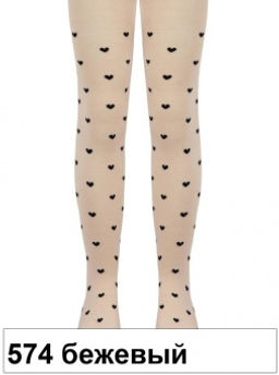 Колготки дет. TIP-TOP 4С-04СП, р.116-122 (20) - 574 бежевый - Conte elegant фото 2