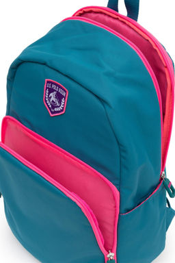 Синяя школьная сумка для девочки - U.s. polo assn фото 6