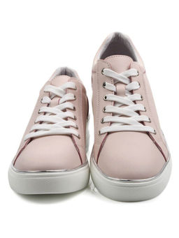 03-YD270-3 PINK Полуботинки спортивные женские (натуральная кожа)