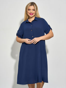 Платье 0258-1с глубокий черный - Dora фото 18