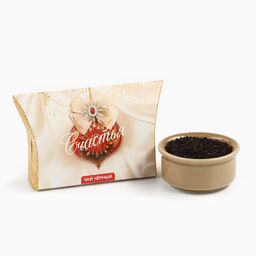 Чай чёрный новогодний Счастья, со вкусом имбирного пряника, 20 г - Фабрика счастья фото 3