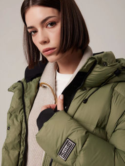 Пальто женское 1241123009 green - Eleganzza фото 2