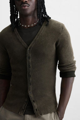 WASHED RIB CARDIGAN - Zara фото 2