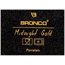 БЛЮДО ДЛЯ ЗАПЕКАНИЯ BRONCO MIDNIGHT GOLD 25*15*5 СМ 900 МЛ  фото 4