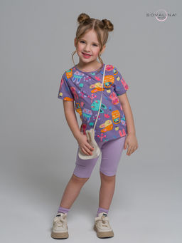 Костюм Актив черничные зайки-лаванда - Sovalina фото 3