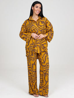 077 ЖЕНСКИЙ КОСТЮМ (брюки) (Желтый) - А-дина фото 2