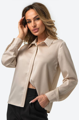 Женская шелковая рубашка Happyfox