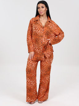533 ЖЕНСКИЙ КОСТЮМ (брюки) (Оранжевый) - А-дина фото 2