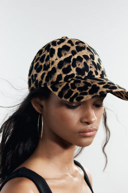 ANIMAL PRINT TWILL CAP