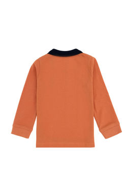 Erkek Bebek Kiremit Basic Sweatshirt
