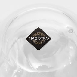 Кружка стеклянная с двойными стенками Magistro Дуо, 200 мл, 128,57,5  фото 11