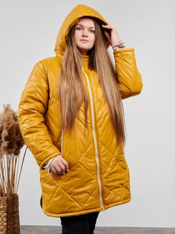 Полупальто Руди горчичный - Yollochka фото 8