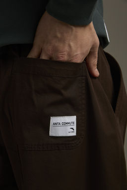 Брюки текстильные Коричневый