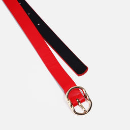 Ремень женский, ширина 2,2 см, пряжка металл, цвет красный - Simaland фото 2