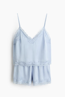 Pijama de sat?n con encaje - H&m фото 4