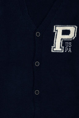 U. S. Polo Assn Темно-синий трикотажный кардиган для мальчика - U.s. polo assn фото 6