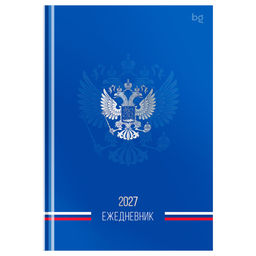 Ежедневник BG 2027г. А5 176л. тв. обл. "Флаг" (DdA5_68257) глянцевая ламинация