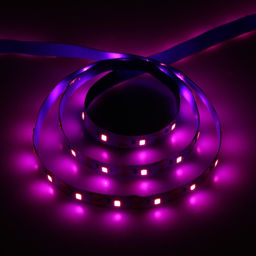 Фитолента для растений Luazon Lighting, светодиодная, 6.2 Вт, 1 м, IP20, 5 В, 60 LED/м, USB, SMD5050, мультиспектральная