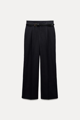 DARTED TROUSERS WITH BELT - Zara фото 3