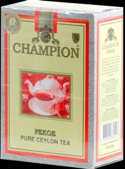 Champion. Pekoe черный 100 гр. карт.пачка РОССИЯ