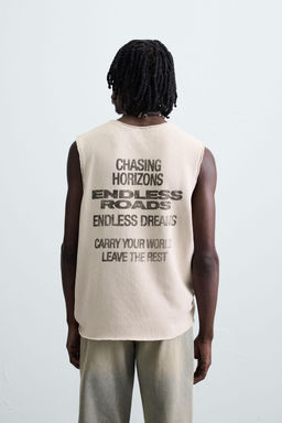 PRINTED KNIT TANK TOP - Zara фото 3