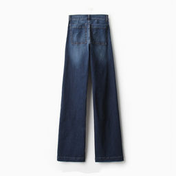 Джинсы женские палаццо MINAKU SLIM FIT, размер 42 (рост 175 см), синие