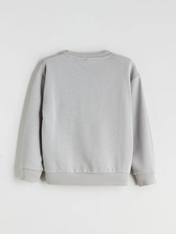 Bisiklet Yaka Brawl Stars Bask?l? Uzun Kollu Erkek ?ocuk Sweatshirt