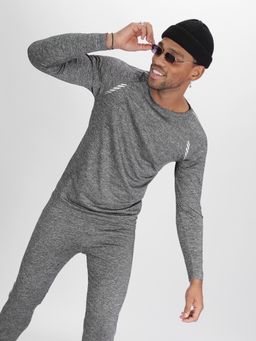 Комплект мужского термобелья без начеса серого цвета 2214Sr - FUYOUKAI фото 10