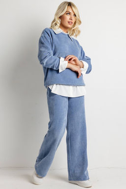 Брюки женские 153В/08/Джинсовый