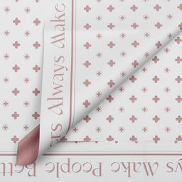 Цена за 20 шт. Пленка для цветов матовая, Счастье, 57х57см, розовый