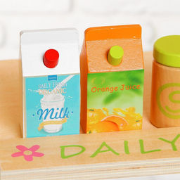 Игровой набор Играем в магазин, деревянные продукты в наборе - Simaland фото 5