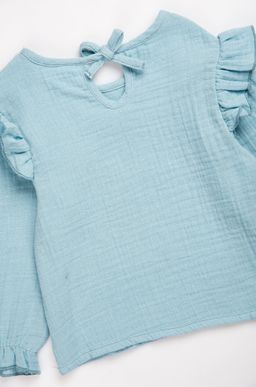 Хлопковая кофточка для девочки из муслина Bonito  фото 6