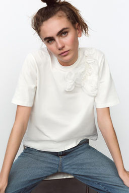 FLORAL T-SHIRT - Zara фото 2