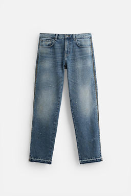 FLARE FIT JEANS WITH ZIPS - Zara фото 6