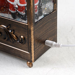 Светильник настольный новогодний 13х7х34 см / NG206-37 /уп 6/ музыкальный - Галеонтрейд фото 3