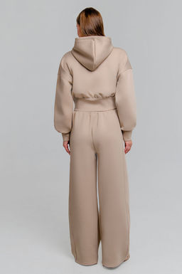 Арт. 2807 Костюм с брюками женский 42-48 (4 шт) Цвет:бежевый