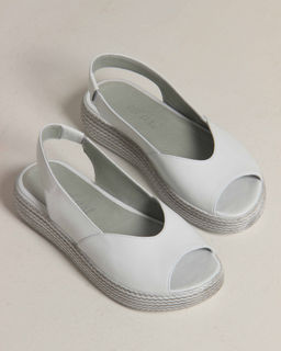 Босоножки 1042.2530w. Белый серый